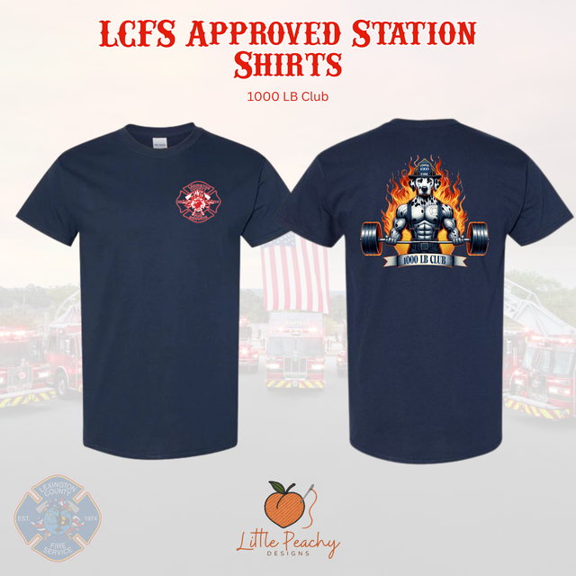 Lexington County Fire Service Approved Apparel | Little Peachy Designs